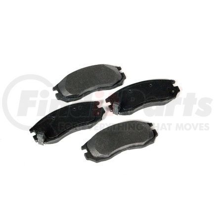 Custom Accessories AXCD484 Disc Brake Pad Set - Front, Ceramic, with Hardware, FMSI D484