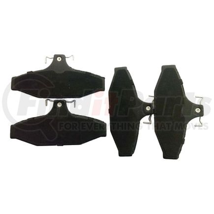 Custom Accessories AXCD413 Disc Brake Pad Set - Rear, Ceramic, with Shims, FMSI D213/D295/D413