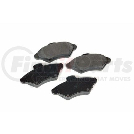 Custom Accessories AXCD600 Disc Brake Pad Set - Front, Ceramic, with Hardware, FMSI D600, For models without Sport Suspension