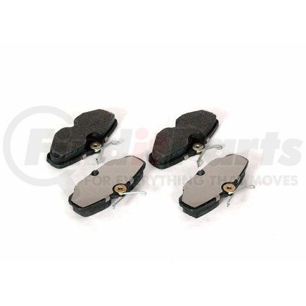 Custom Accessories AXCD610 Disc Brake Pad Set - Rear, Ceramic, without Hardware, FMSI D610