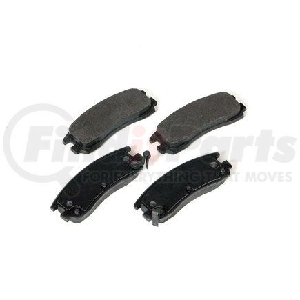 Custom Accessories AXCD508 Disc Brake Pad Set - Rear, Ceramic, with Hardware, FMSI D508/D698/D714/D754/D814