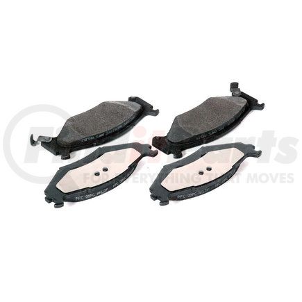 Custom Accessories AXCD522 Disc Brake Pad Set - Front, Ceramic, with Shims, Riveted, FMSI D522
