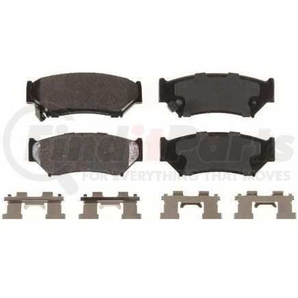 Custom Accessories AXCD556 Disc Brake Pad Set - Front, Ceramic, FMSI D556