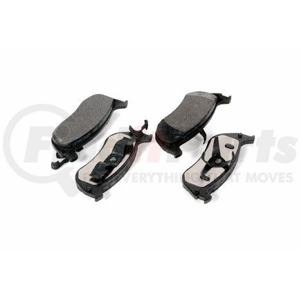 Custom Accessories AXCD674 Disc Brake Pad Set - Rear, Ceramic, with Hardware, FMSI D674/D690