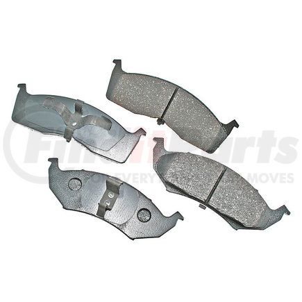 Custom Accessories AXCD730A Disc Brake Pad Set - Front, Ceramic, FMSI D730A