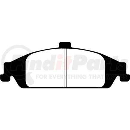 Custom Accessories AXCD752 Disc Brake Pad Set - Front, Ceramic, FMSI D752