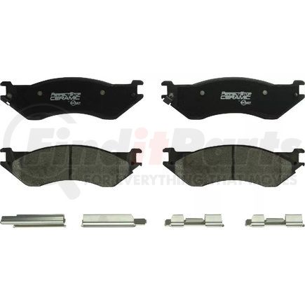 Custom Accessories AXCD702A Disc Brake Pad Set - Rear, Ceramic, FMSI D702A