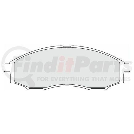Custom Accessories AXCD830 Disc Brake Pad Set - Front, Ceramic, with Hardware, FMSI D830