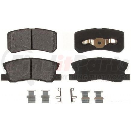 Custom Accessories AXCD868 Disc Brake Pad Set - Rear, Ceramic, with Shims, FMSI D868