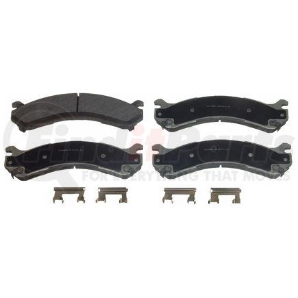 Custom Accessories AXCD909 Disc Brake Pad Set - Rear, Ceramic, with Hardware, FMSI D909