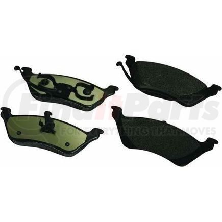Custom Accessories AXCD858 Disc Brake Pad Set - Rear, Ceramic, with Hardware, FMSI D858