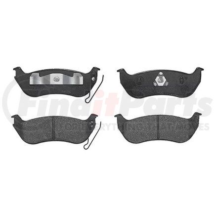 Custom Accessories AXCD981 Disc Brake Pad Set - Rear, Ceramic, with Shims, FMSI D981