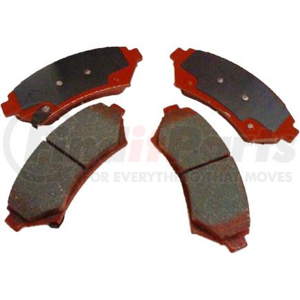 Custom Accessories AXCD1012 Disc Brake Pad Set - Ceramic, with Hardware, FMSI D1012