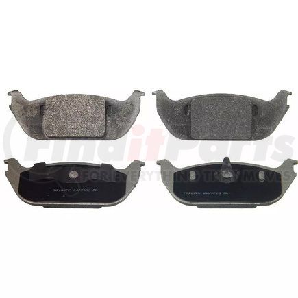 Custom Accessories AXCD952 Disc Brake Pad Set - Rear, Ceramic, with Hardware, FMSI D952
