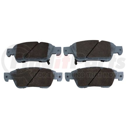 Custom Accessories AXCD1287 Disc Brake Pad Set - Front, FMSI D1287