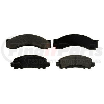 Custom Accessories AXMD149 Disc Brake Pad Set - Front or Rear, Semi-Metallic, FMSI D149, with Shims
