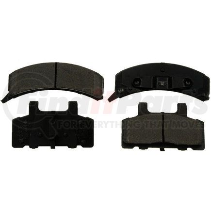 Custom Accessories AXMD368 Disc Brake Pad Set - Front, Semi-Metallic, FMSI D368, without Hardware