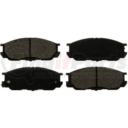 Custom Accessories AXMD552 Disc Brake Pad Set - Front, Semi-Metallic, FMSI D552, with Shims