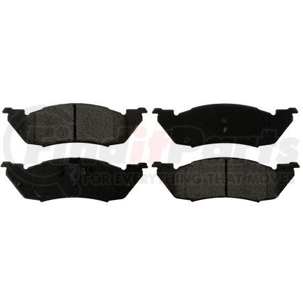 Custom Accessories AXMD529 Disc Brake Pad Set - Front, Semi-Metallic, FMSI D529