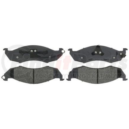 Custom Accessories AXMD576 Disc Brake Pad Set - Front, Semi-Metallic, FMSI D576, without Hardware
