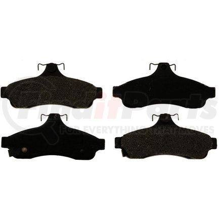 Custom Accessories AXMD628 Disc Brake Pad Set - Rear, Semi-Metallic, FMSI D628
