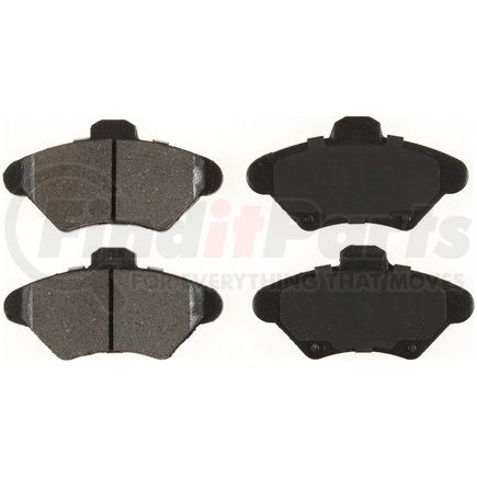 Custom Accessories AXMD600 Disc Brake Pad Set - Front, Semi-Metallic, FMSI D600, with Shims