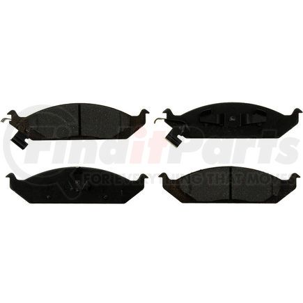 Custom Accessories AXMD650 Disc Brake Pad Set - Front, Semi-Metallic, FMSI D650, with Shims
