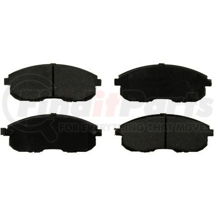 Custom Accessories AXMD653 Disc Brake Pad Set - Front, Semi-Metallic, FMSI D653