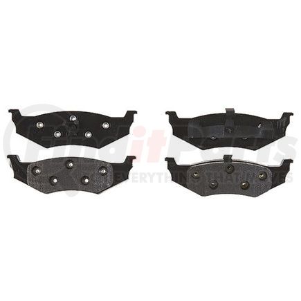 Custom Accessories AXMD641 Disc Brake Pad Set - Rear, Semi-Metallic, FMSI D641, with Shims