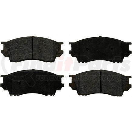 Custom Accessories AXMD643 Disc Brake Pad Set - Front, Semi-Metallic, FMSI D643, with Shims