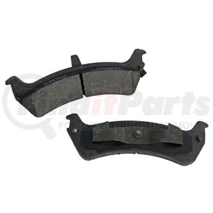 Custom Accessories AXMD667 Disc Brake Pad Set - Rear, Semi-Metallic, FMSI D667, with Shims, For models with Steel Caliper
