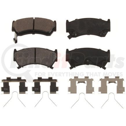 Custom Accessories AXMD668 Disc Brake Pad Set - Front, Semi-Metallic, FMSI D668, with Shims