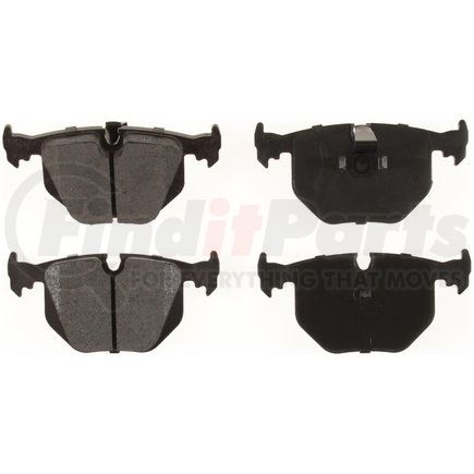 Custom Accessories AXMD683 Disc Brake Pad Set - Rear, Semi-Metallic, FMSI D683, without Hardware