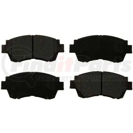 Custom Accessories AXMD697 Disc Brake Pad Set - Front, Semi-Metallic, FMSI D697