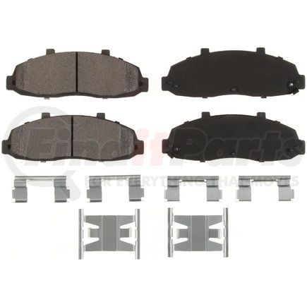 Custom Accessories AXMD679 Disc Brake Pad Set - Front, Semi-Metallic, FMSI D679, without Hardware