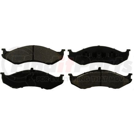 Custom Accessories AXMD712 Disc Brake Pad Set - Front, Semi-Metallic, FMSI D712