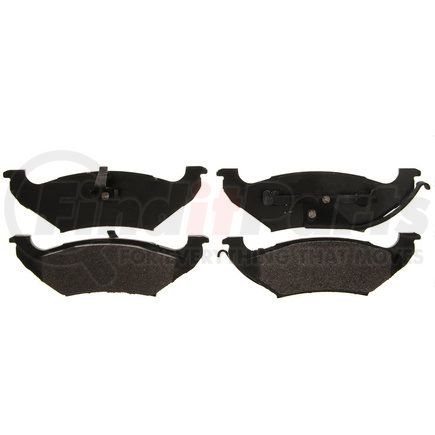 Custom Accessories AXMD715 Disc Brake Pad Set - Rear, Semi-Metallic, FMSI D715