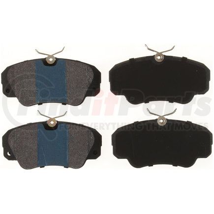 Custom Accessories AXMD720 Disc Brake Pad Set - Front, Semi-Metallic, FMSI D720