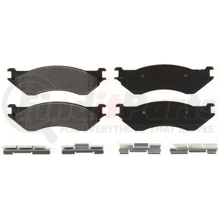 Custom Accessories AXMD702A Disc Brake Pad Set - Rear, Semi-Metallic, FMSI D702A