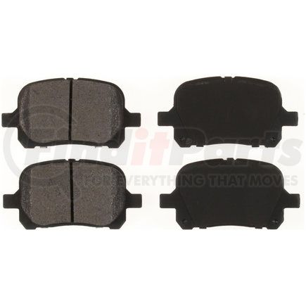Custom Accessories AXMD707 Disc Brake Pad Set - Front, Semi-Metallic, FMSI D707, with Shims