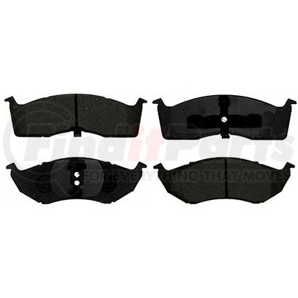 Custom Accessories AXMD730A Disc Brake Pad Set - Front, Semi-Metallic, FMSI D730A