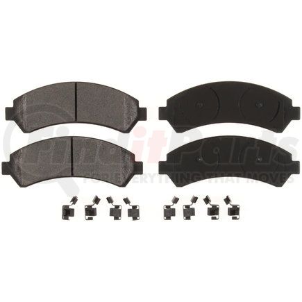 Custom Accessories AXMD726 Disc Brake Pad Set - Front, Semi-Metallic, FMSI D726, without Hardware