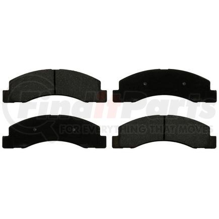 Custom Accessories AXMD756 Disc Brake Pad Set - Front, Semi-Metallic, FMSI D756