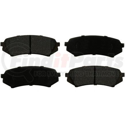 Custom Accessories AXMD773 Disc Brake Pad Set - Rear, Semi-Metallic, FMSI D773, with Shims