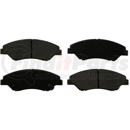 Custom Accessories AXMD774 Disc Brake Pad Set - Front, Semi-Metallic, FMSI D774