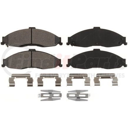 Custom Accessories AXMD749 Disc Brake Pad Set - Front, Semi-Metallic, FMSI D749