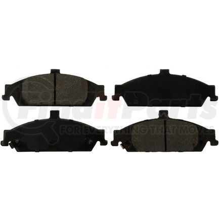 Custom Accessories AXMD752 Disc Brake Pad Set - Front, Semi-Metallic, FMSI D752