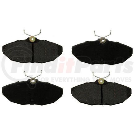 Custom Accessories AXMD806 Disc Brake Pad Set - Rear, Semi-Metallic, FMSI D806/D878/D944, with Shims