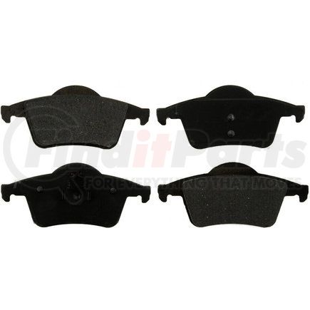 Custom Accessories AXMD795 Disc Brake Pad Set - Rear, Semi-Metallic, FMSI D795