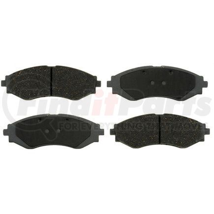 Custom Accessories AXMD797 Disc Brake Pad Set - Front, Semi-Metallic, FMSI D797